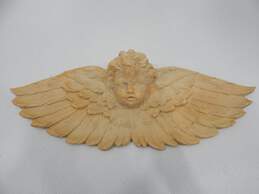 Hays Parker Sand Cast Angel Cherub Sculpture Wall Hanging