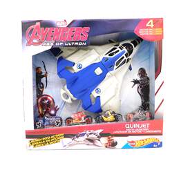 Marvel Avengers Age of Ultron Quinjet Moto Launcher with 4 Motos Included