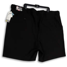 NWT Mens Black Expandable Waistband Stretch Sun Protection Chino Shorts 54 alternative image