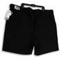 NWT Mens Black Expandable Waistband Stretch Sun Protection Chino Shorts 54 image number 2