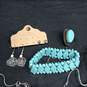 5 pc Turquoise Tone Costume Jewelry Collection image number 3
