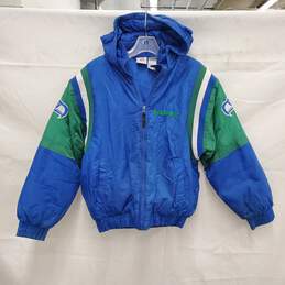 VTG Youth Seattle Seahawk Pro Line Quilted Winter Jacket Size 14-16