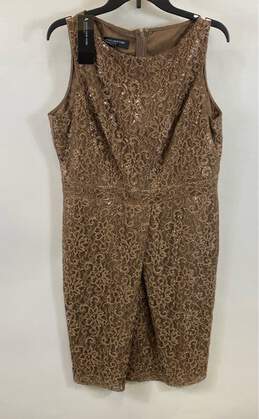 Jones New York Brown Casual Dress - Size 14