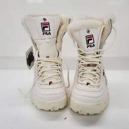 Fila Women's Disruptor White Shearling Sneaker Boots Size 6.5 NWT alternative image
