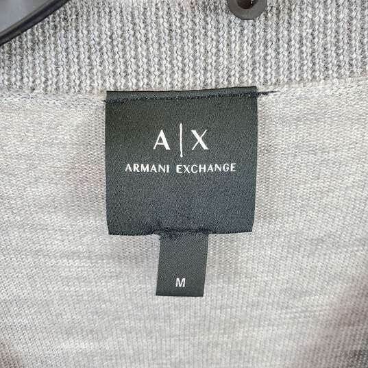 Armani Exchange Men V Neck Long Sleeve Top M image number 3