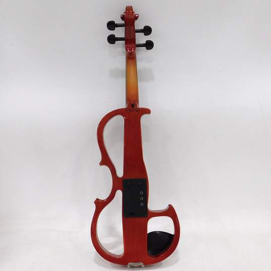 Cecilio Brand 4/4 Full Size Electric Violin w/ Hard Case and Bow image number 4