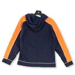 Mens Blue Orange NFL Chicago Bears Long Sleeve Pockets Pullover Hoodie Size M alternative image