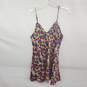 Christian Dior Lingerie Women's Multicolor Floral Print Cami Top Size Large AUTHENTICATED image number 3