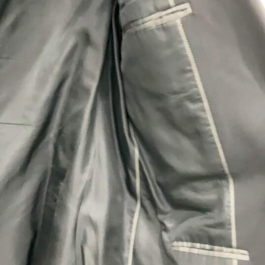 Giorgio Armani Mens Black Notch Lapel Long Sleeve Two-Button Blazer Sz 50 W/COA image number 4