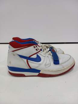 Nike Air Alpha Force 3 White/Blue Red Shoes Size 8.5