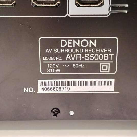 Denon AVR S500BT Receiver UNTESTED image number 5