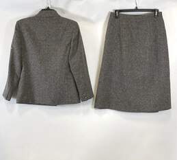 Christian Dior Gray Skirt Suit - Size 6 alternative image