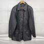 Wilson Leather MN's Black Leather Button & Zipper Jacket Size XL image number 1