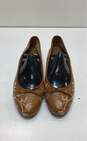 Schumacher x Margaux Brown Stitched Leather Ballet Loafers Shoes Size 11.5 image number 2