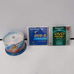 Assorted Blank & Sealed DVD-R Disc Bundle