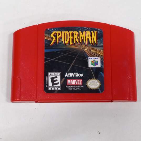 Nintendo 64 Spider-Man Video Game image number 1