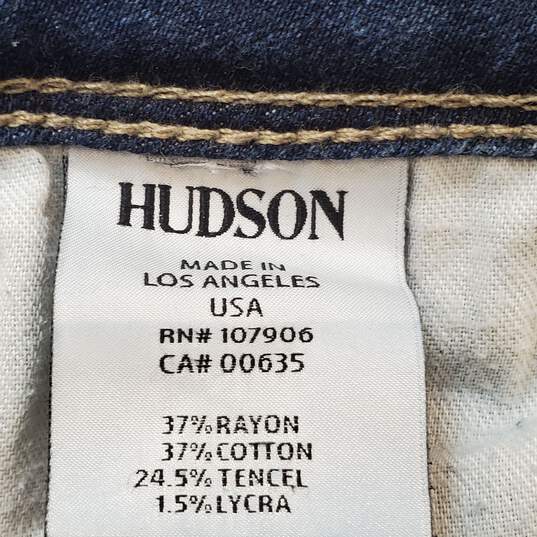 Hudson Women Blue Jeans Sz 34 image number 4