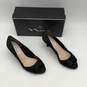 NIB Womens Carolyn LS Black Peep Toe Slip-On Kitten Pump Heels Size 8 M image number 5