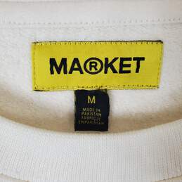 Market Men Ivory Cotton Sweatshirt Sz M alternative image