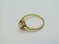 Vintage 10K Yellow Gold Spinel Solitaire Ring 2.0g image number 2
