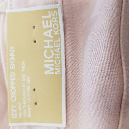 Michael Kors Women Pink Cropped Pants Size 2 image number 4