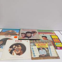 Bundle of 9 Assorted Elvis Presley Vinyl Record Albums