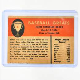 1961 HOF Home Run Baker Fleer Baseball Greats #6 A's Yankees alternative image