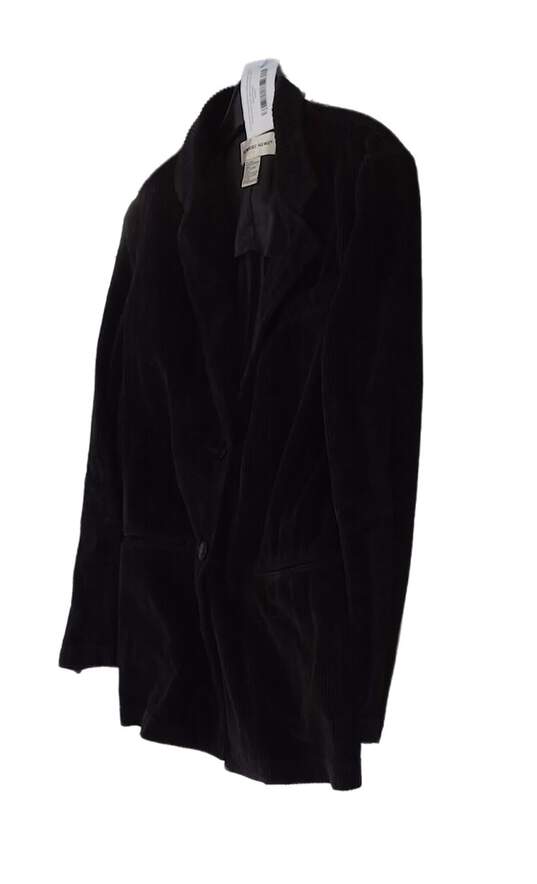 Womens Black Long Sleeve Notch Lapel 2 Button Blazer Jacket Size 8 image number 1