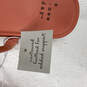 NWT Womens Orange Open Toe Slip-On Platform Strappy Sandals Size 6.5 image number 6