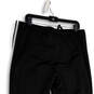 NWT Womens Black White Striped Elastic Waist Straight Leg Track Pants Sz XL image number 4