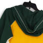 Womens Multicolor Green Bay Packers Pockets Football Pullover Hoodie Size M image number 4