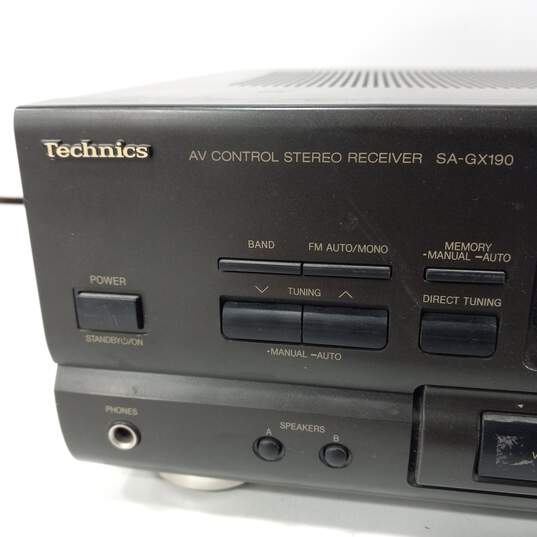 Technics AV Control Stereo Receiver SA-GX190 image number 2