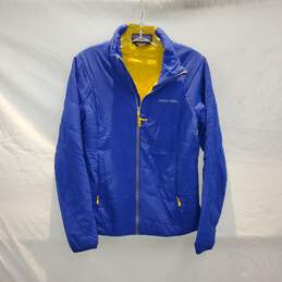 Patagonia Full Zip Blue & Yellow Jacket Women's Size S