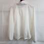 J Crew white half zip pullover fleece sweater L nwt image number 2