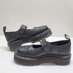 Dr. Martens ADDINA FLWR  Flower Buckle Leather Platform Shoes Size 11