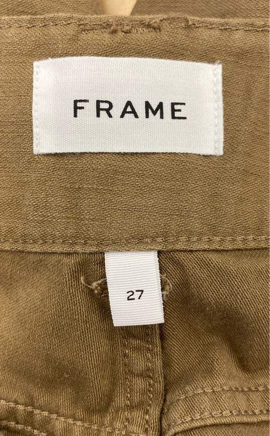 FRAME Brown Cargo Shorts - Size 27 image number 6