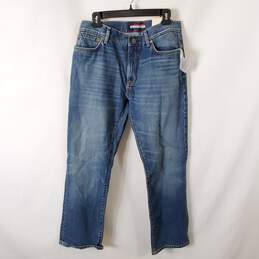 Tommy Hilfiger Women Blue Boot Cut Jeans Sz 32 NWT