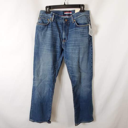 Tommy Hilfiger Women Blue Boot Cut Jeans Sz 32 NWT image number 1