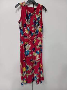 Lauren Ralph Lauren Pink Floral Dress Size 14