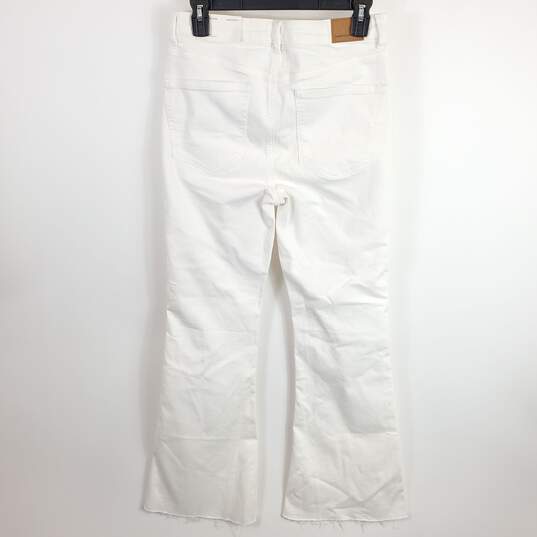 American Eagle Women White Denim Jeans Sz 6 NWT image number 2