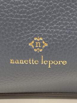 Nanette Lepore Blue Pebbled Faux Leather Bag alternative image