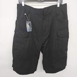 Black Outdoor Cargo Shorts