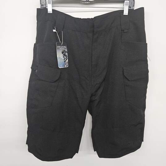 Black Outdoor Cargo Shorts image number 1