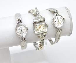 VNTG Seiko Bulova Wittnauer Cromwell & Tradition Women's Watches One Diamond Acc alternative image