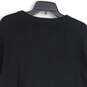 Mens Black Ribbed Long Sleeve Crew Neck Pullover Sweater Size XL image number 4