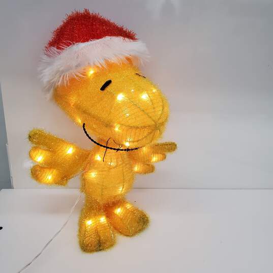 2012 Peanuts Worldwide LLC Woodstock Christmas Light Up Mascot image number 1