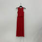 NWT Womens Red Round Neck Sleeveless Pullover Long Maxi Dress Size XS image number 2