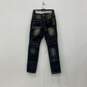 NWT Mens Blue Denim Medium Wash Distressed Skinny Leg Jeans Size 31 image number 2