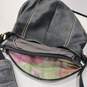 The Sak Black Leather Fold Over Crossbody Bag image number 5