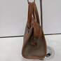 Dooney & Bourke brown and tan leather bag image number 2
